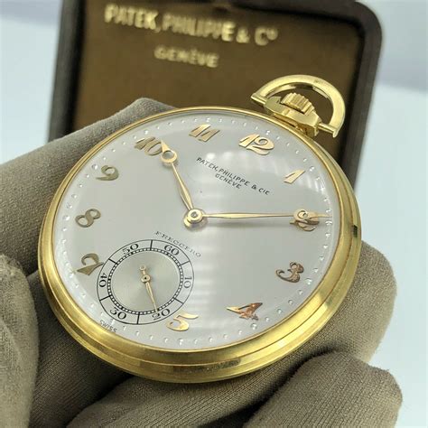 patek philippe gold pocket watch|patek philippe vintage pocket watches.